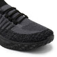 Akademiks Men's Knit Stripe Sneakers Shoes Black Size 12 M