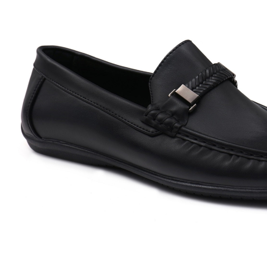 Aston Marc Men's Madrid Comfort Driver Slip On Loafers Black Size 8.5 M