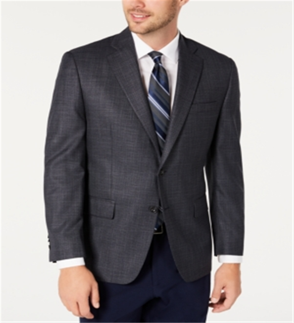 Michael Kors Men's Suit Seperate Long Blazer Grey Size 44
