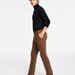 Tommy Hilfiger Men's Modern Fit Th Flex Stretch Comfort Solid Performance Pants Brown Size 32X34