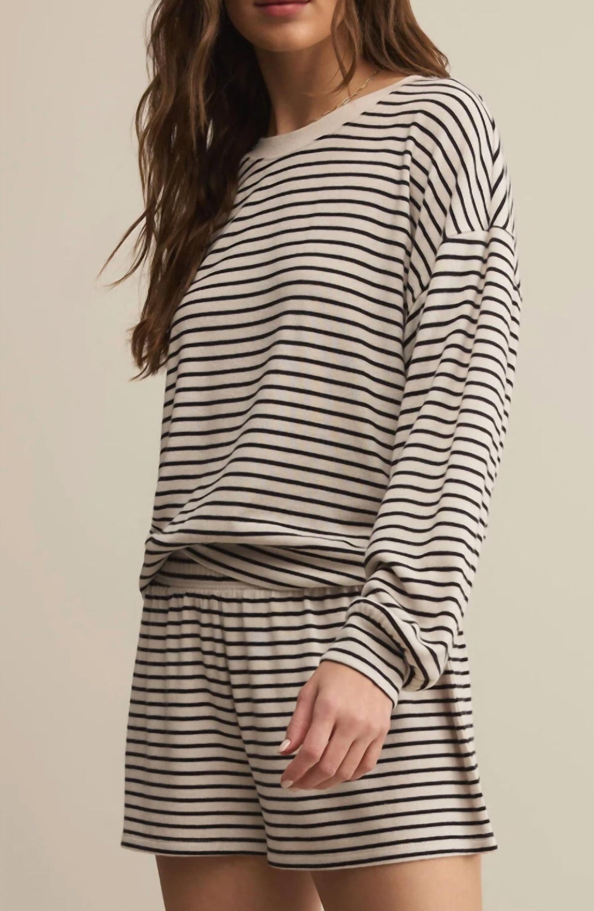 Z Supply - Luxe Stripe Long Sleeve Top