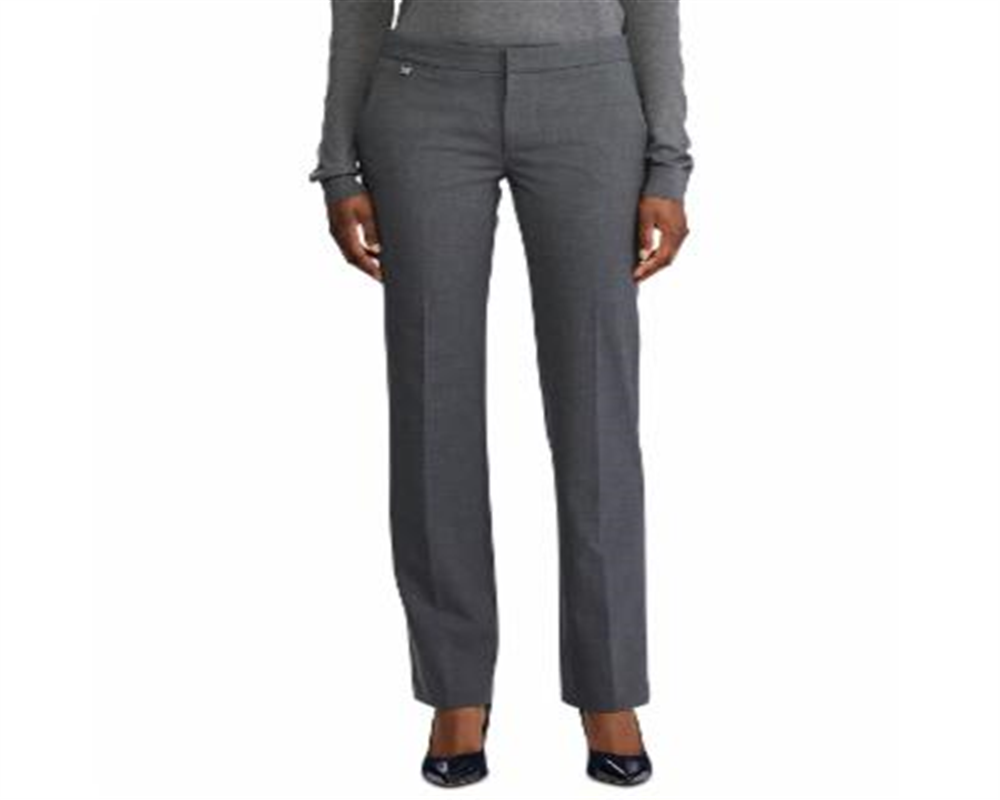 Ralph Lauren Women's Straight Leg Pants Gray Size 10