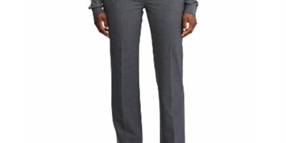 Ralph Lauren Women's Straight Leg Pants Gray Size 10