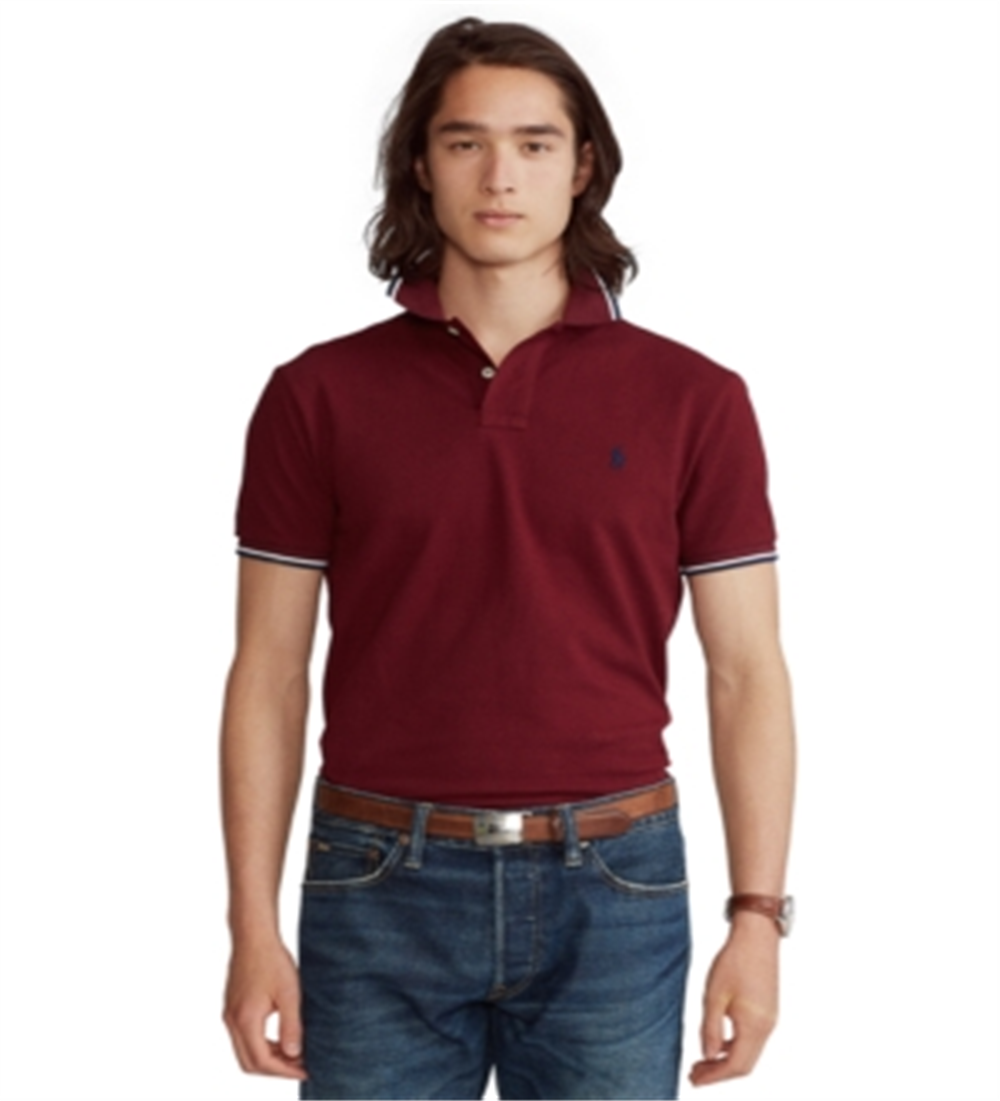 Polo Ralph Lauren Men's Mesh Polo Shirt Red Size X-Large