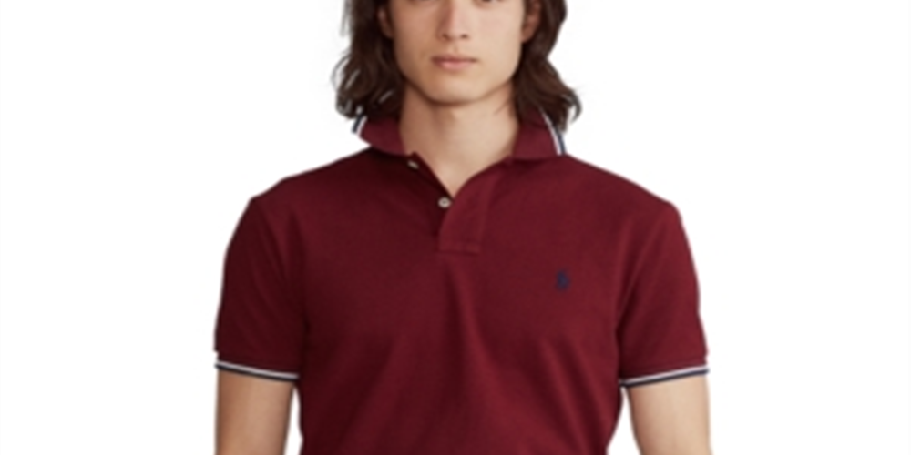 Polo Ralph Lauren Men's Mesh Polo Shirt Red Size X-Large