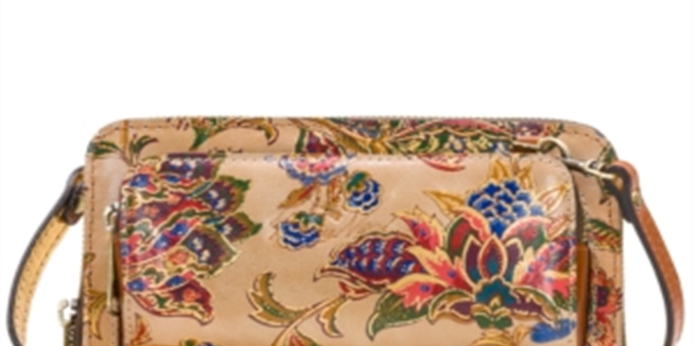 Patricia Nash Women's French Tapestry Andria Leather Crossbody Brown Size Regular