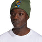 adidas Men's Camo Beanie Green Size Regular