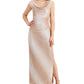 Connected Women's Draped Neck Gown Pink Size 16