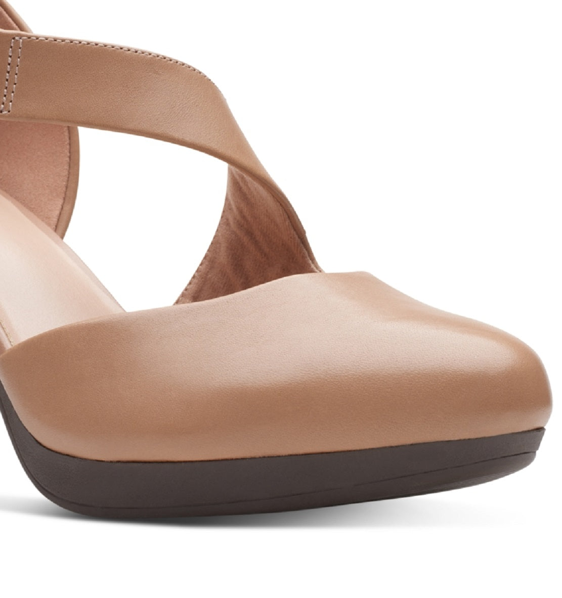 Clarks Women's Ambyr Glow Asymmetrical Comfort Pumps Brown Size 10 M
