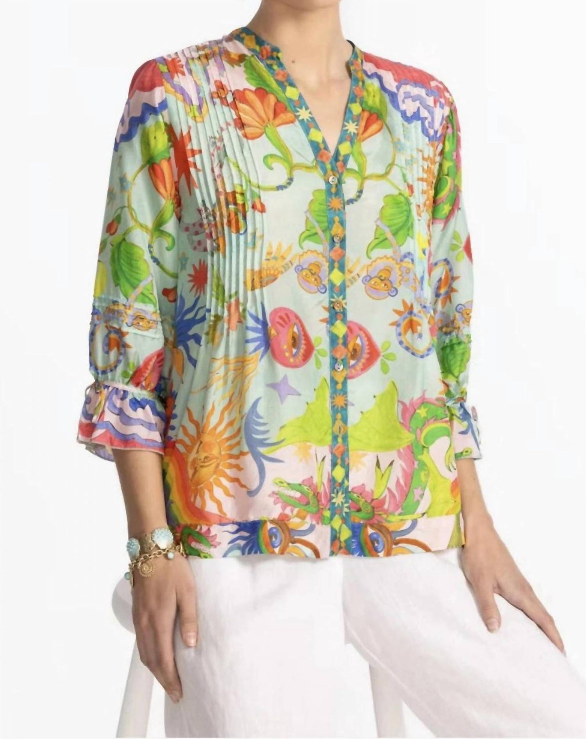 Johnny Was - Vacanza Blouse-Kayla