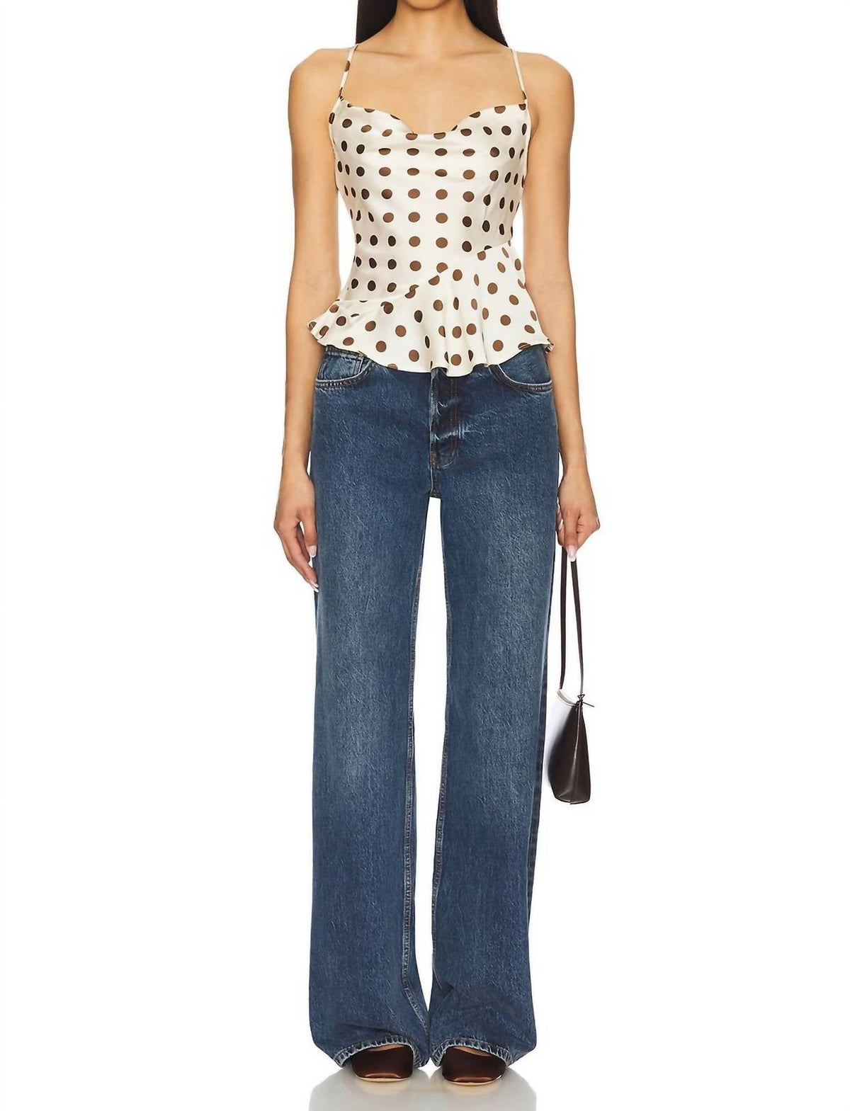 Astr - Everli Polka Dot Top