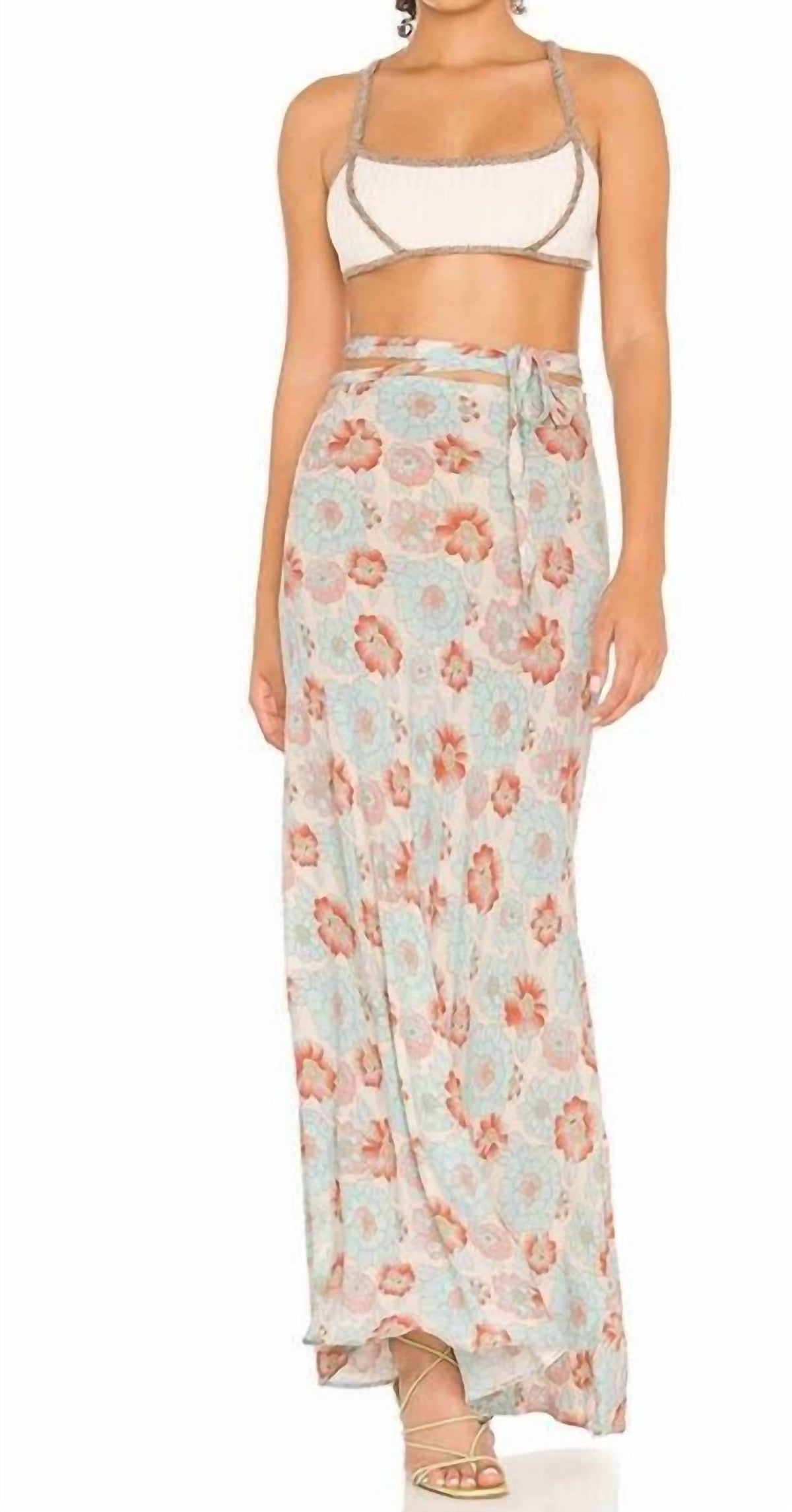 Free People - That's A Wrap Printed Maxi Dress