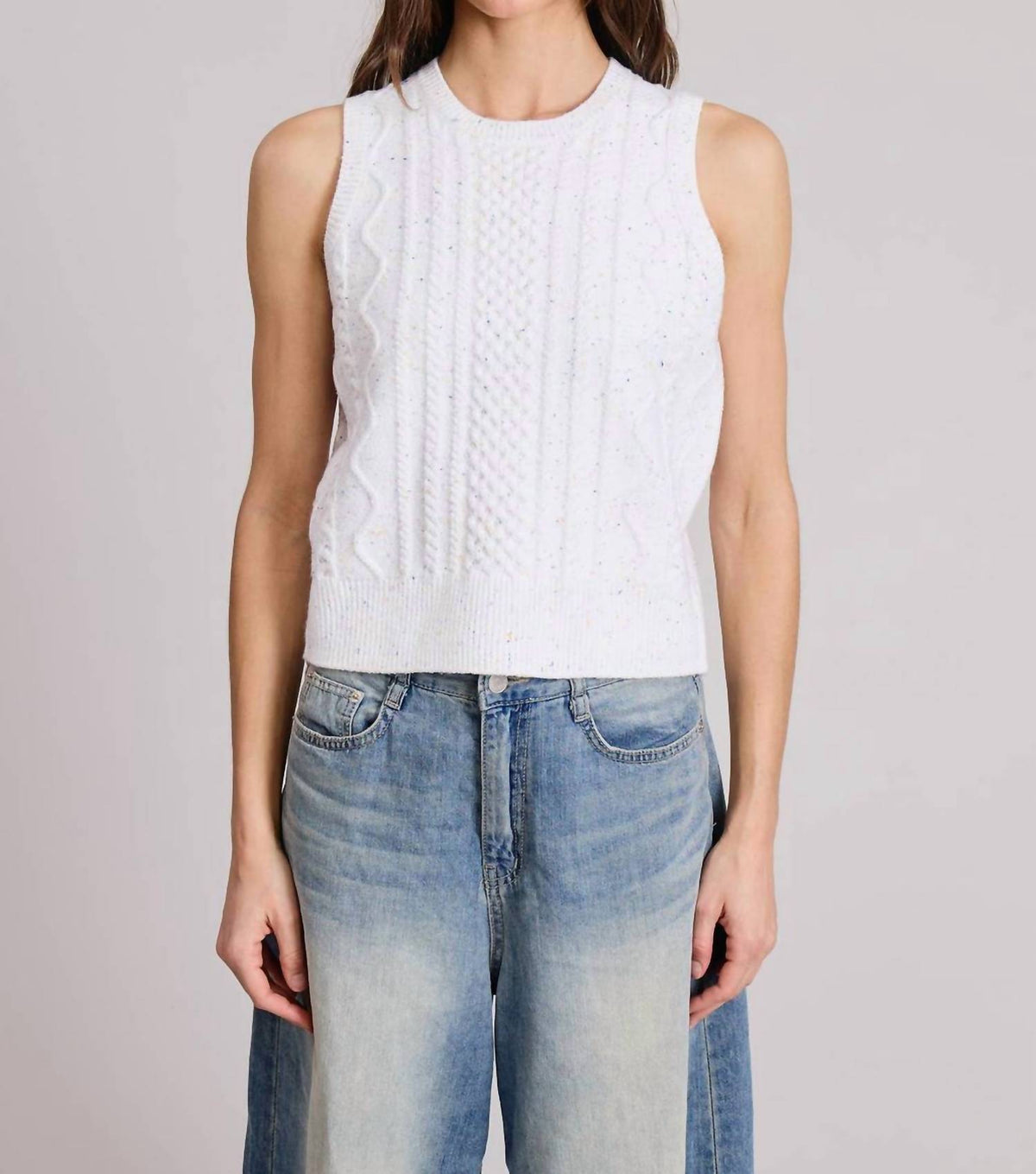Flat White - Sunny Sweater Vest