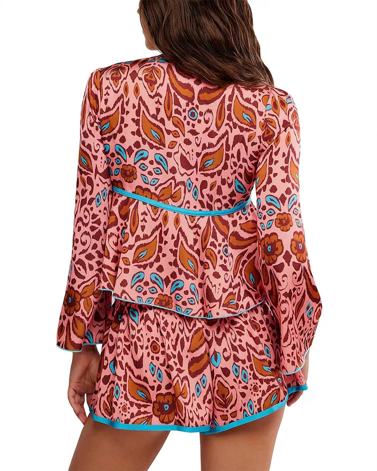 Free People - Bed To Brunch Top And Short Set