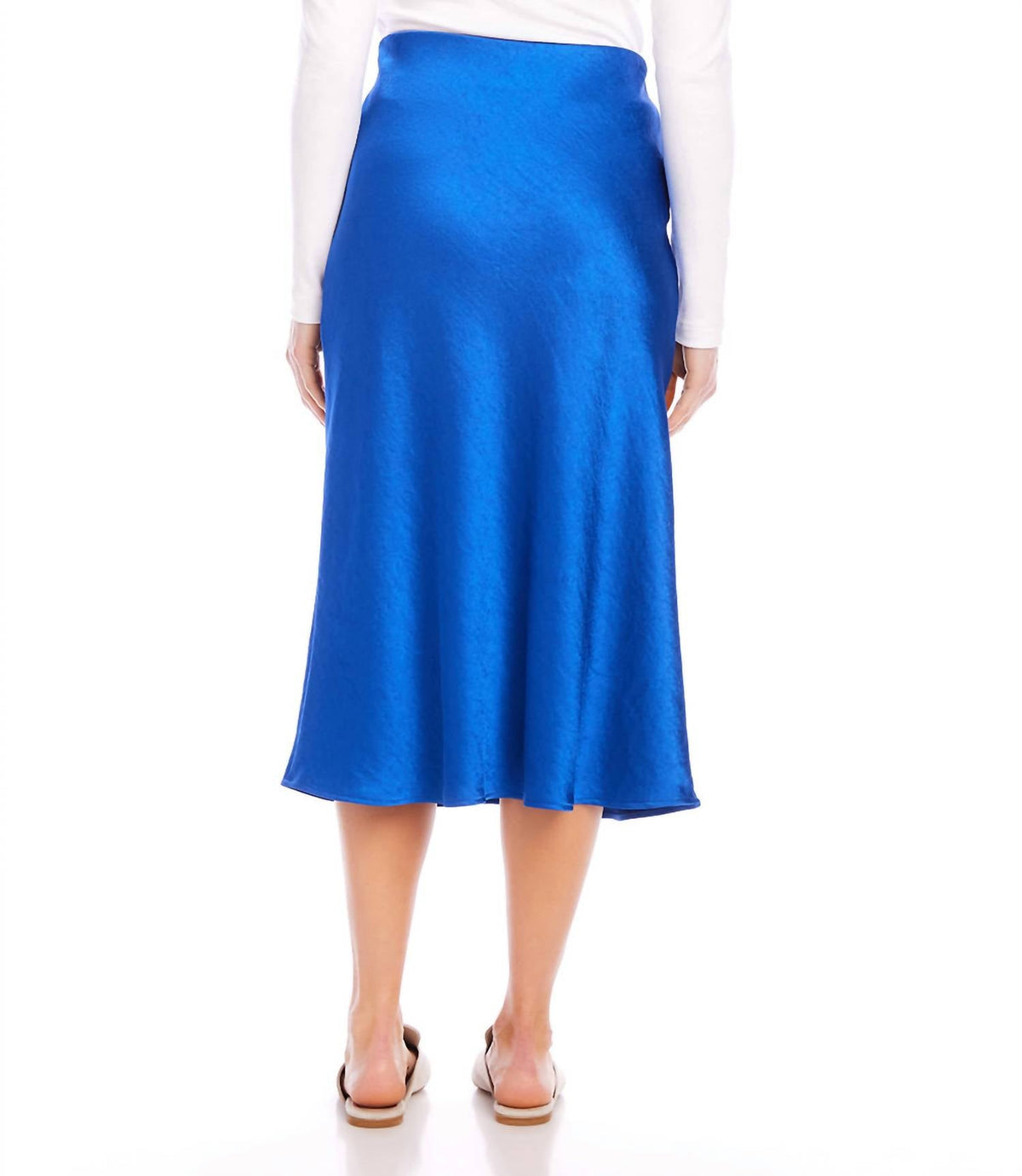 Karen Kane - Satin Bias Cut Midi Skirt