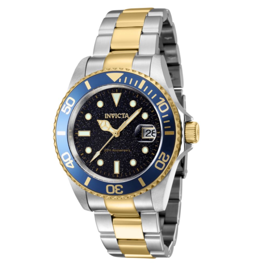 Invicta Dial Watch Pro Diver 43mm 25th Anniversary Auto Sandstone