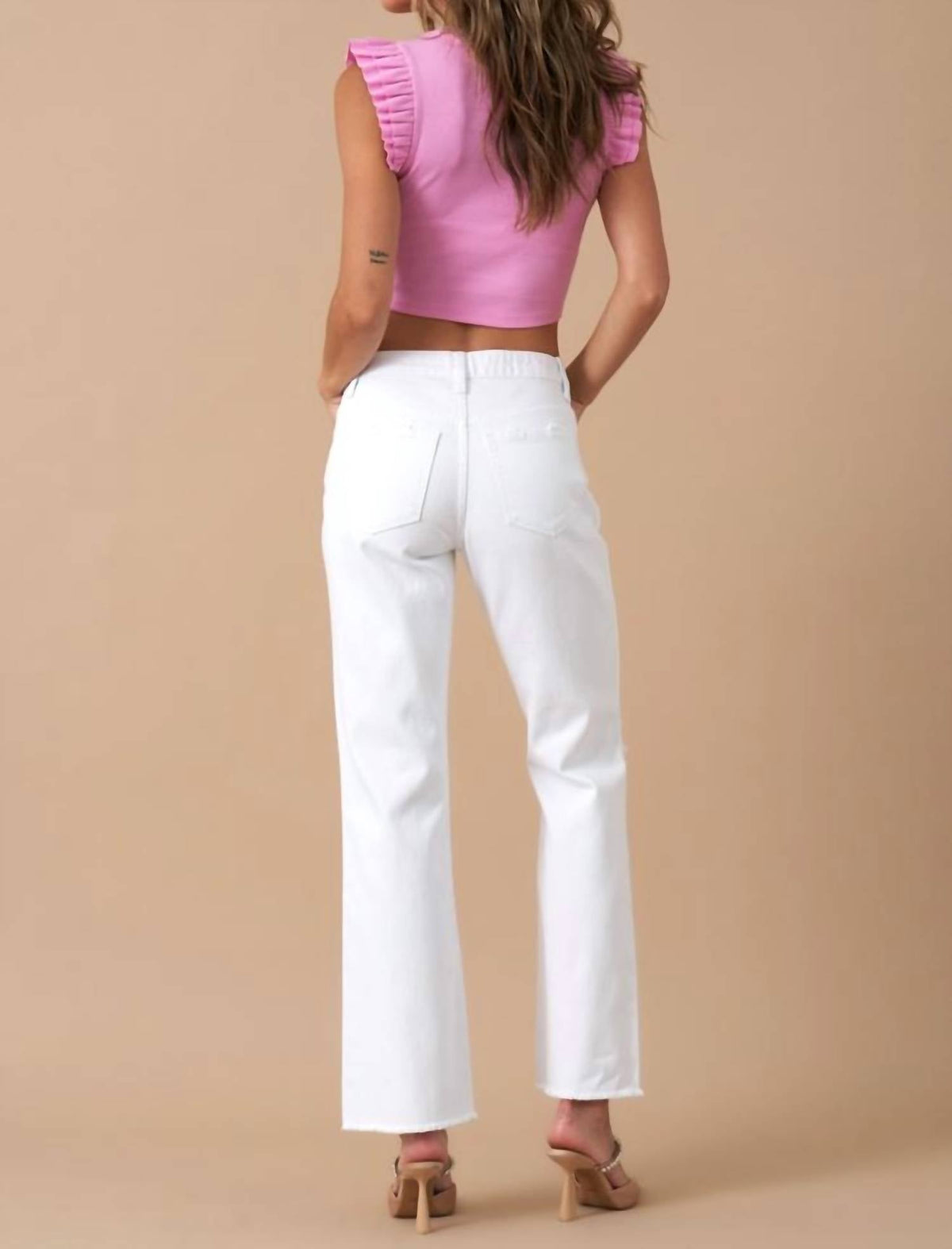 Insane Gene - High Rise Straight Leg Denim Pant