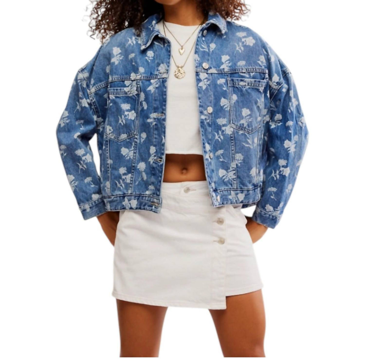 Free People - Opal Swing Denim Jacket