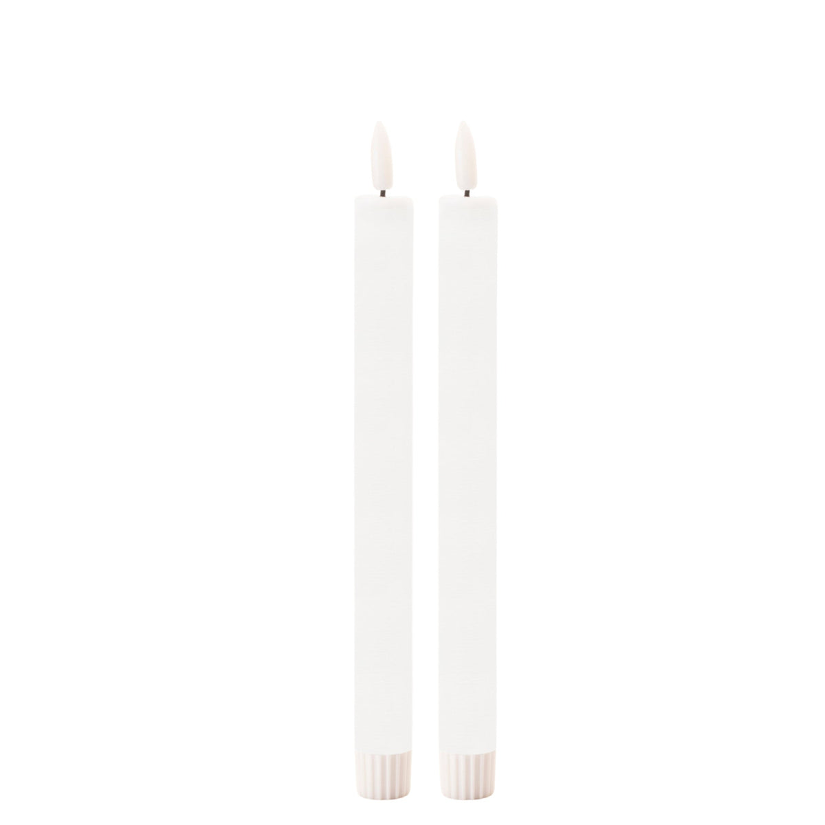 FIA Wick White Taper Candle (Set - 2)