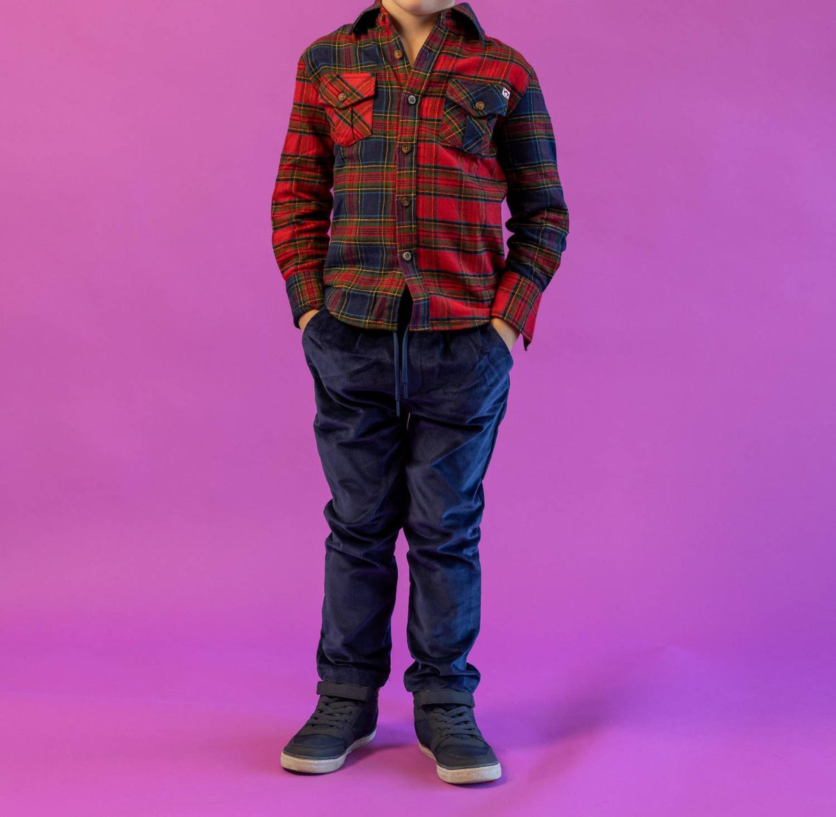 Appaman - Kid's Holiday Plaid Flannel Shirt