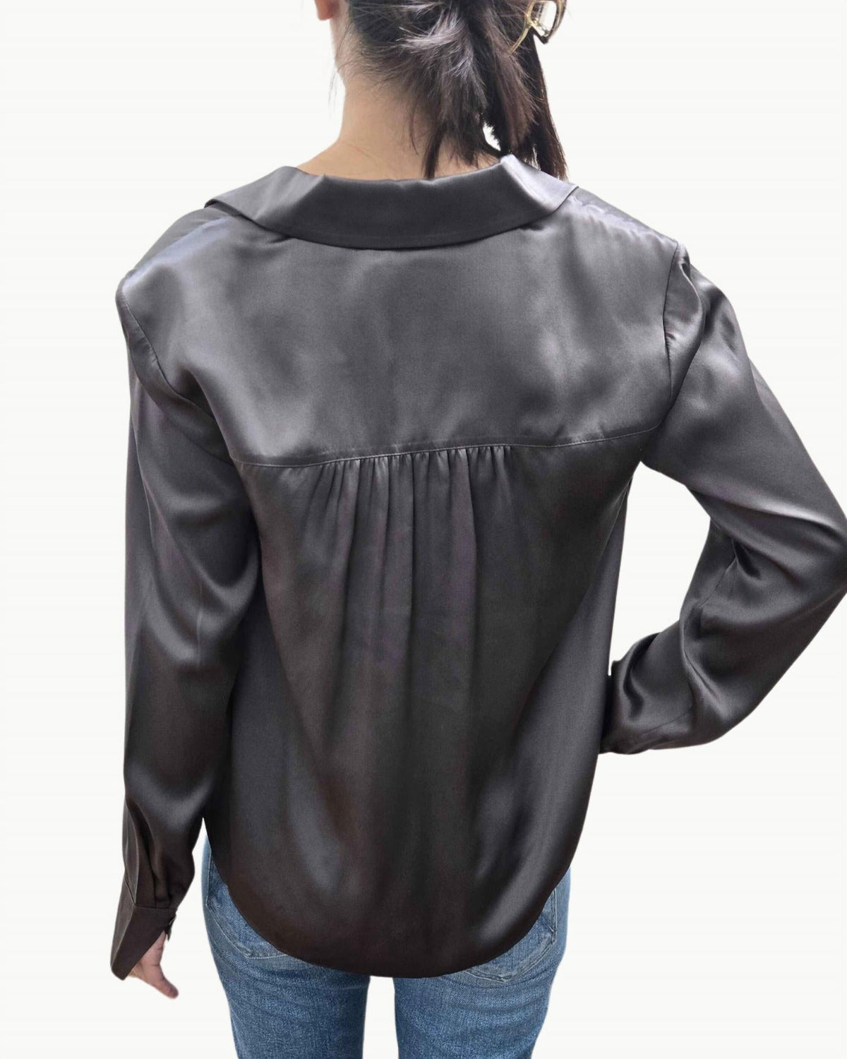 Go By Go Silk - Go Call The Shots Blouse