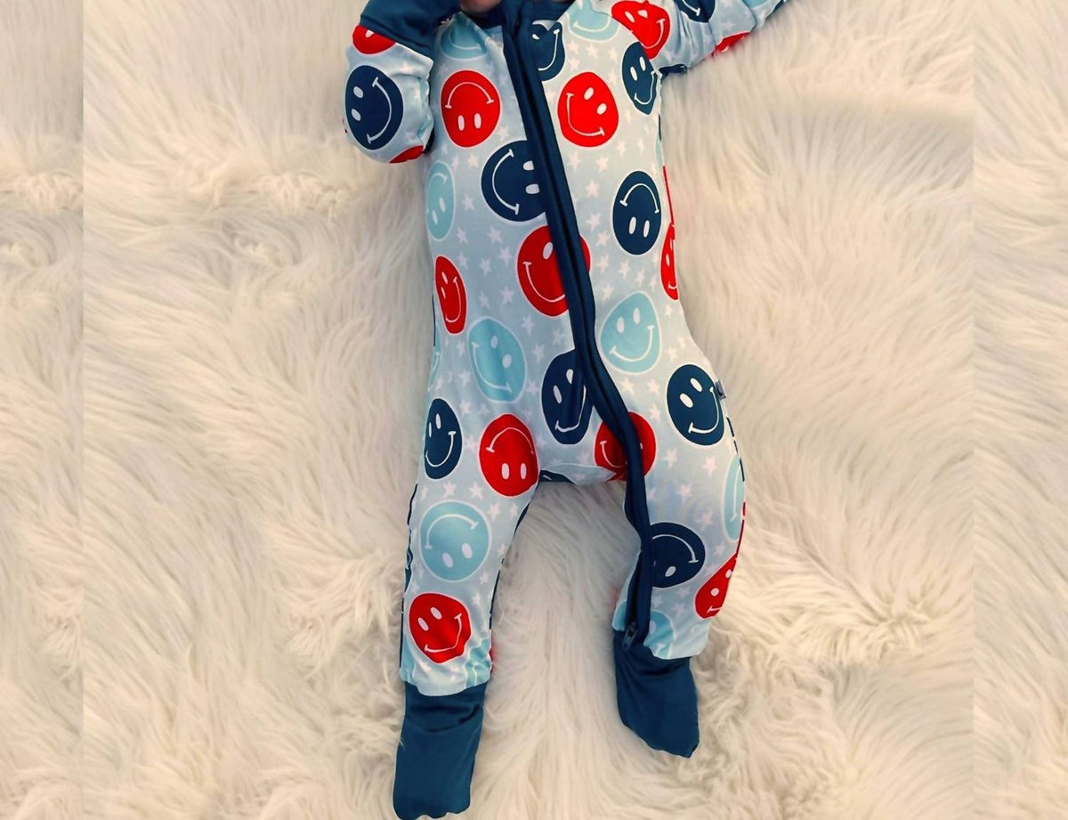 Jensen’S Jammies - Pursuit Of Happiness Zippy Romper