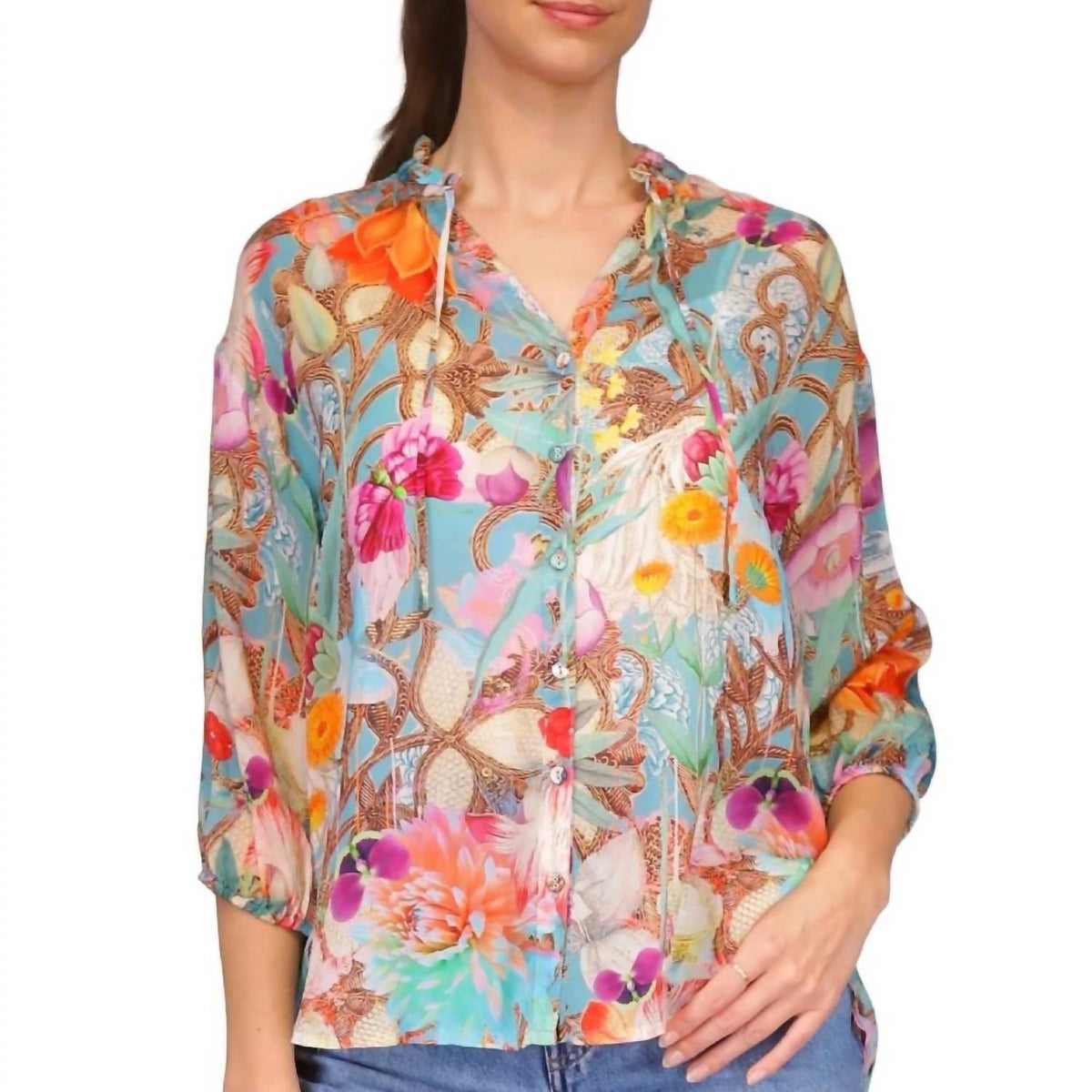 Johnny Was - Cathryn Blouse Nurto Meadow