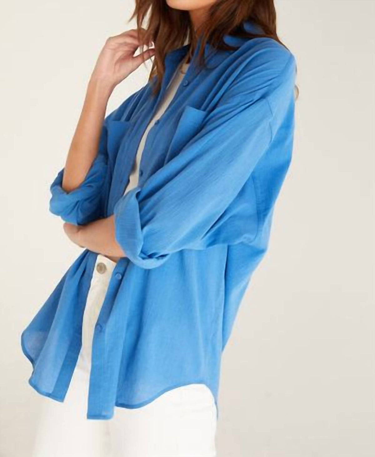 Z Supply - Lalo Gauze Button Up Top
