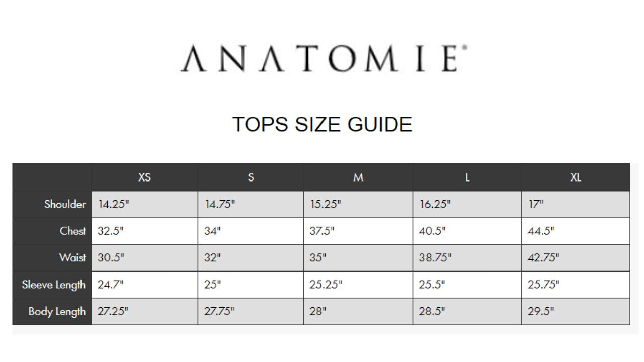 Anatomie - JACKSON TANK