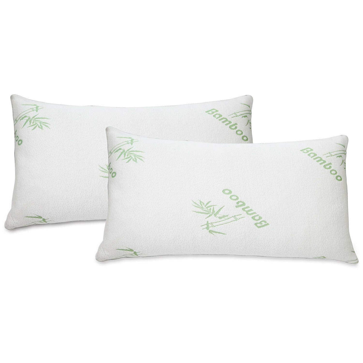Bamboo Memory Foam Pillows (1 or 2 Pack)