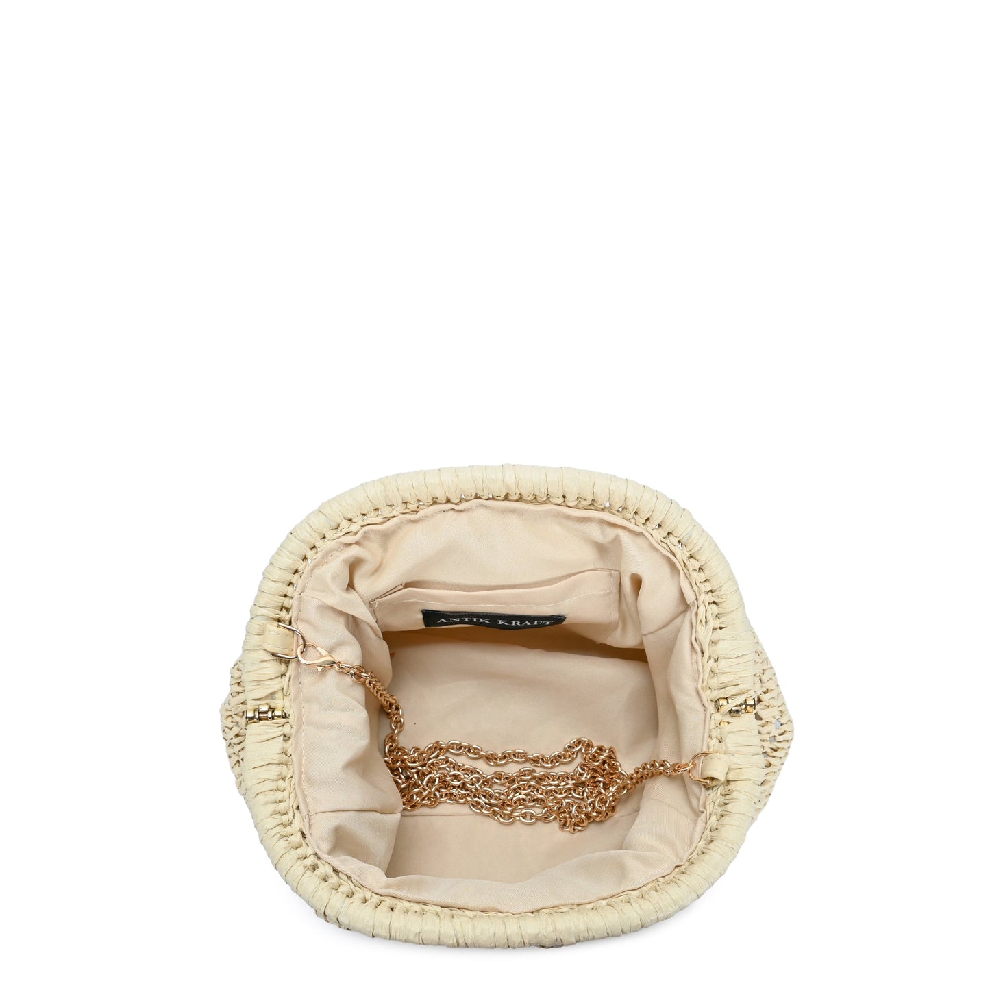 The Brynn Straw Clutch