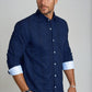 Moody Blues Plaid Long Sleeve Tech Shirt