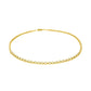 2.3mm 10k Yellow Gold Rolo Anklet