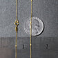Bead Links Pendant Chain in 14k Yellow Gold (1.5mm)