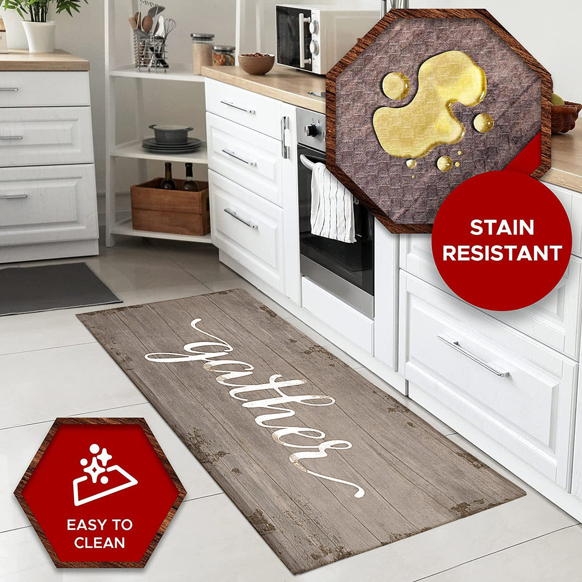 20"x55" Anti Fatigue Kitchen Runner Mat