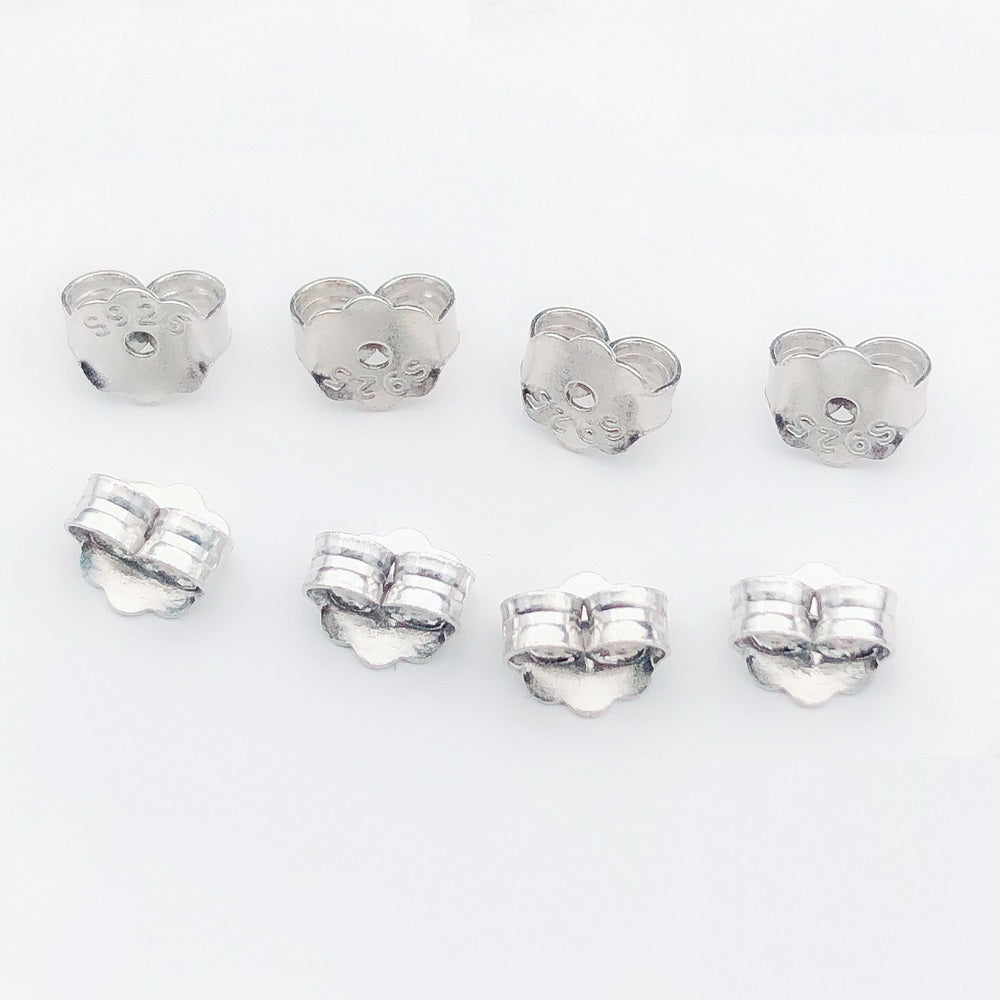 Sterling Silver Butterfly Earring Backing (4 pack)