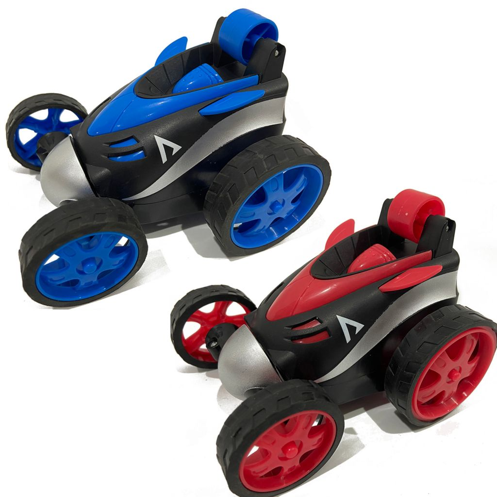 activa-set-of-2-2-4ghz-lightweight-durable-flipping-remote-control-stunt-cars