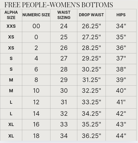 Free People - Love Language Low Rise Slim Pants