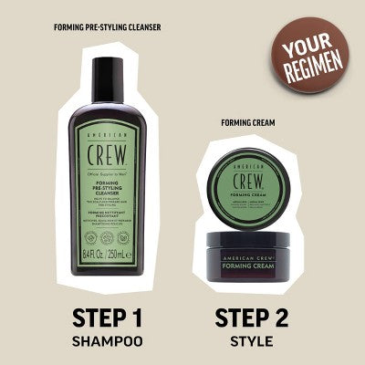 American Crew Men's Medium Hold and Medium Shine  Forming Gel Cream 3oz - Imperfect Container