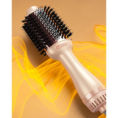 TYMO Volumizer Hot Air Brush Hair Dryer Champagne Pink - New
