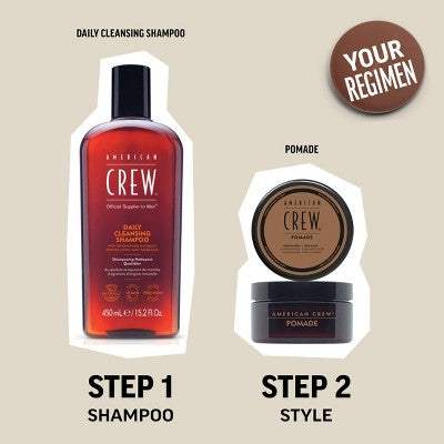 American Crew Men's Medium Hold; High Shine Hair Pomade Gel 3oz - New
