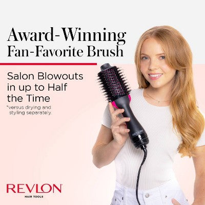 Revlon One-Step Volumizer Hair Dryer and Hot Air Brush Black - Imperfect Box