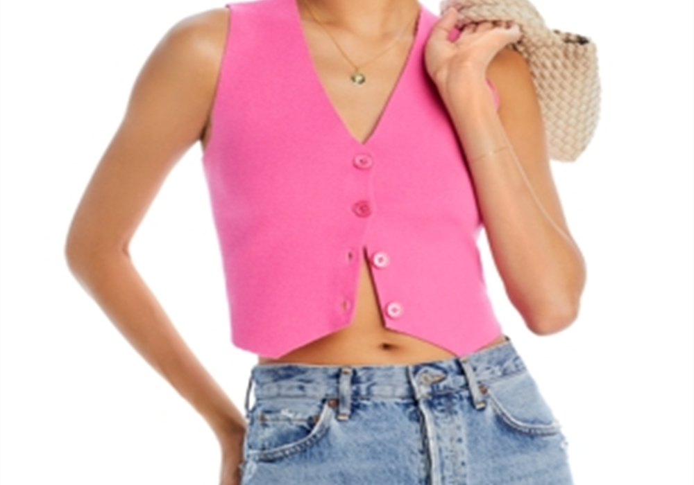 Endless Rose Sweater Vest Pink
