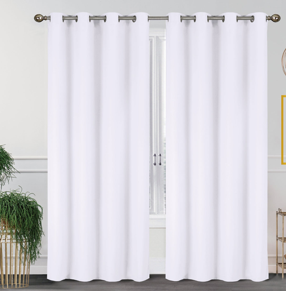 2 Pack - 55'' X 84'' Solid Thermal Blackout Panels (19 Colors)
