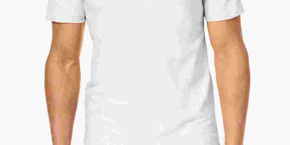 Club Room Men's Performance Crew Neck T-Shirt  White Size X-Large