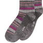 Alfani Men's Variegated Stripe Dress Socks  Dark Purple Size Regular