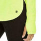 Ideology Women's Heathered Activewear T-Shirt Yellow Neon Size Extra Small