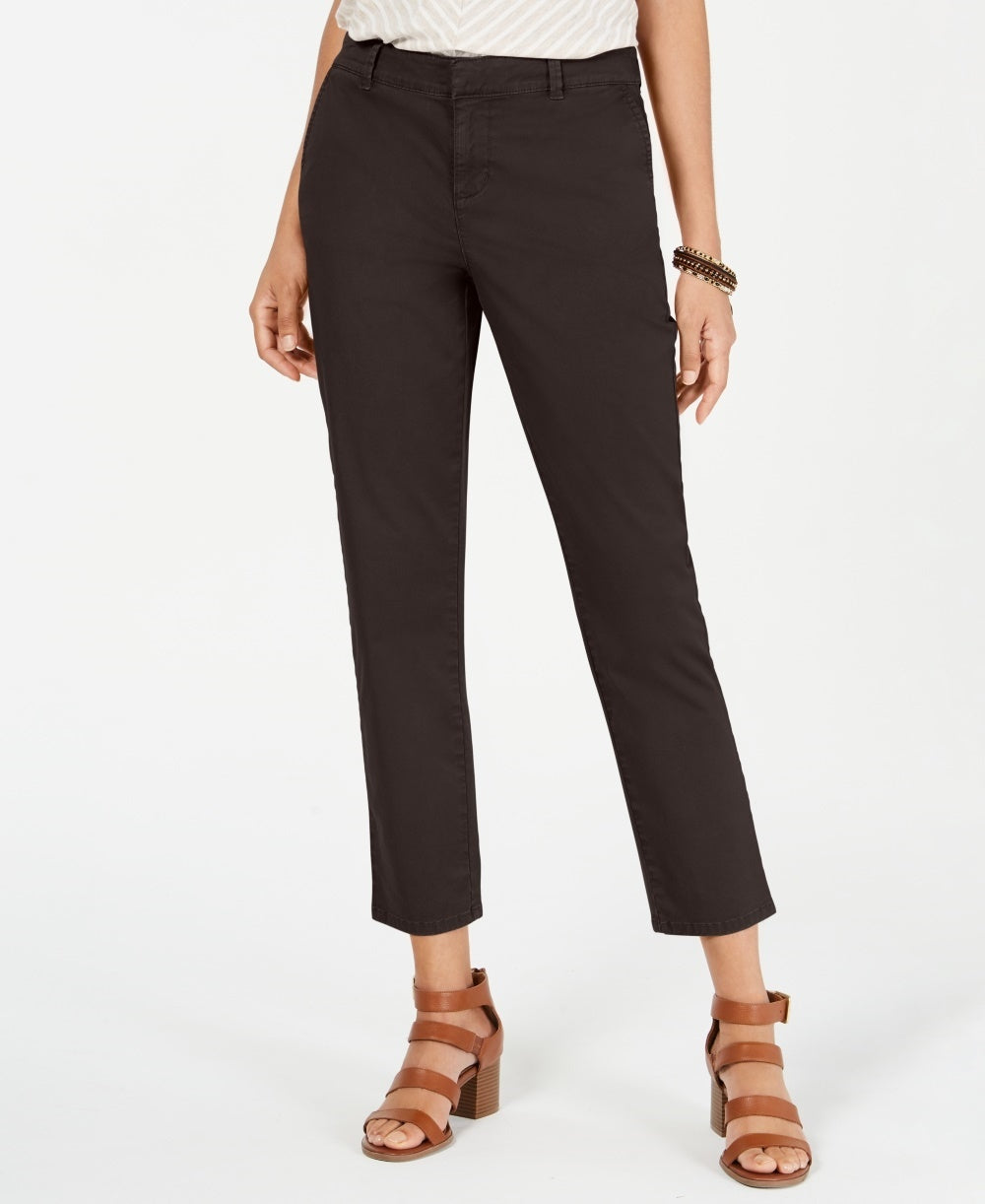 Style & Co Women's Chino Pants Dark Brown Size 16