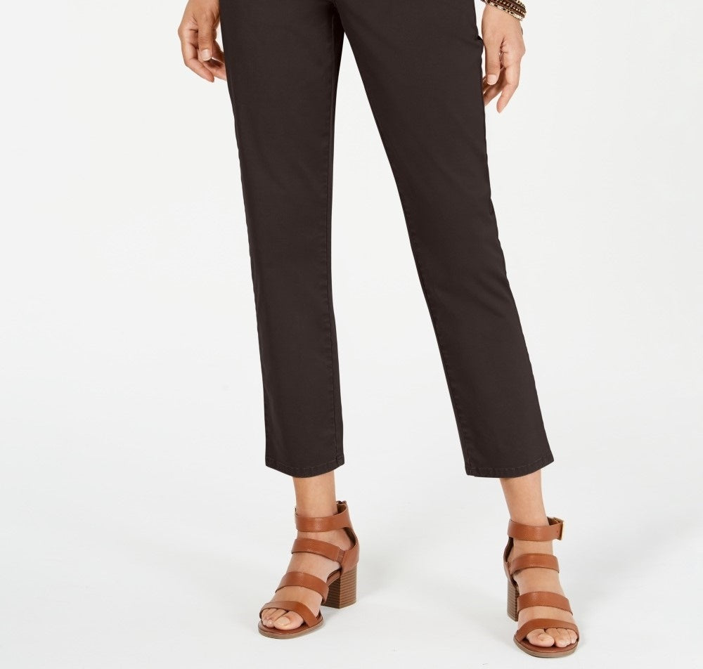 Style & Co Women's Chino Pants Dark Brown Size 16