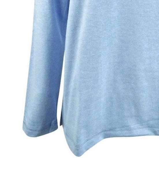 Karen Scott Women's Sport Cowl-Neck Top Navy Size X-Large